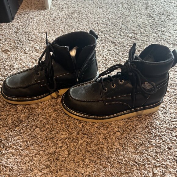 Harley-Davidson-Beau-8-Inch-Wedge-Boot   Used about 5 time like new - Picture 5 of 5